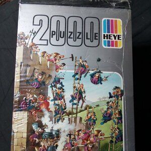 NWT Vintage Wild World Of Loup Puzzle A L'attaque 2000 Piece Sealed